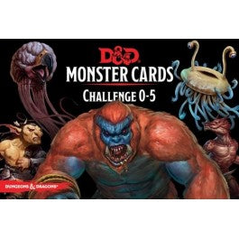 Dungeons & Dragons (5e): Monster Cards: Challenge Rating 0-5