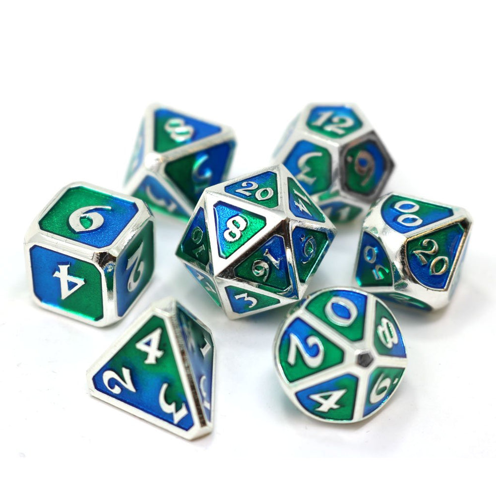 Die Hard Dice - Spellbinder - Gaia Metal Die Set