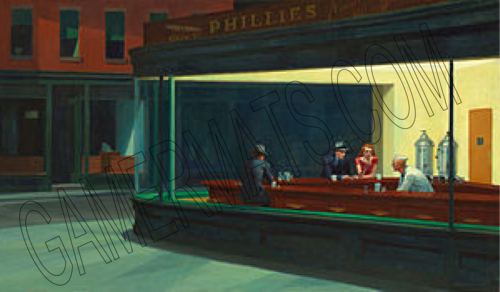 Gamermats - Nighthawks by Hooper