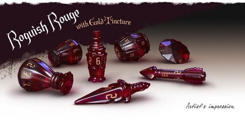 Polyhero Dice - Rouge 7 Dice Set