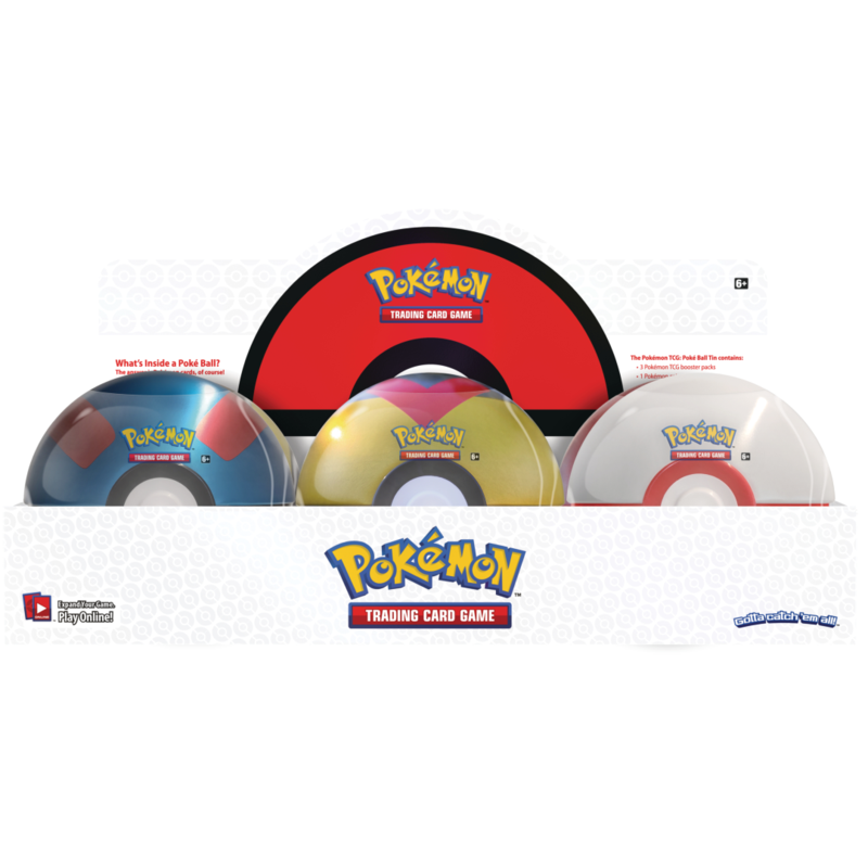 Pokeball Tin Display