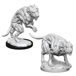 Pathfinder Deep Cuts Unpainted Miniatures: W1 Hell Hounds