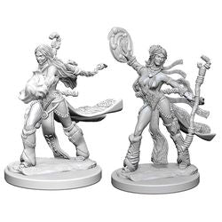 Pathfinder Deep Cuts Unpainted Miniatures: W1 Human Female Sorcerer