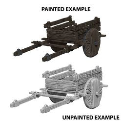 WizKids Deep Cuts Unpainted Miniatures: W4 2 Wheel Cart