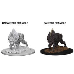 Pathfinder Deep Cuts Unpainted Miniatures: W4 Dire Wolf