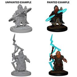Pathfinder Deep Cuts Unpainted Miniatures: W4 Dwarf Male Sorcerer