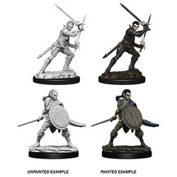 Pathfinder Deep Cuts Unpainted Miniatures: W6 Female Elf Fighter