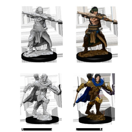 Pathfinder Deep Cuts Unpainted Miniatures: W7 Male Half-Elf Ranger