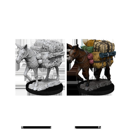 WizKids Deep Cuts Unpainted Miniatures: W7 Pack Mule