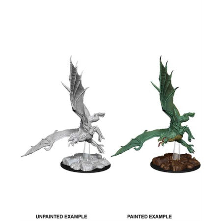 Dungeons & Dragons Nolzurs Marvelous Unpainted Miniatures: W8 Young Green Dragon