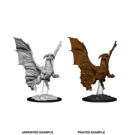 Dungeons & Dragons Nolzurs Marvelous Unpainted Miniatures: W8 Young Copper Dragon