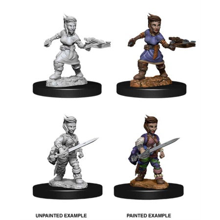 Pathfinder Deep Cuts Unpainted Miniatures: W8 Halfling Female Rogue