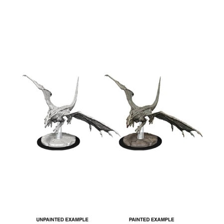 Dungeons & Dragons Nolzurs Marvelous Unpainted Miniatures: W9 Young White Dragon