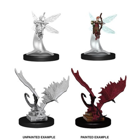 Dungeons & Dragons Nolzurs Marvelous Unpainted Miniatures: W9 Sprite & Pseudodragon