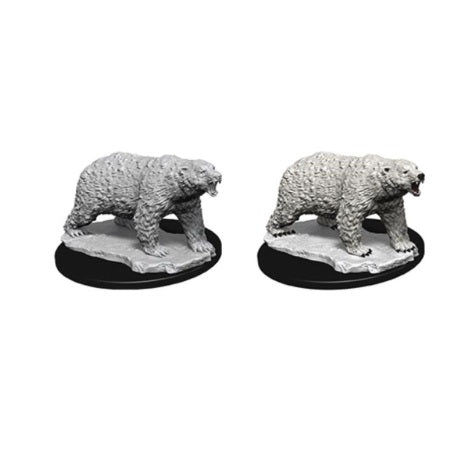 WizKids Deep Cuts Unpainted Miniatures: W9 Polar Bear