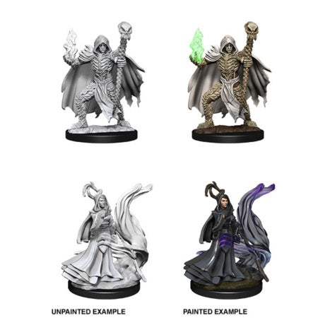 Pathfinder Deep Cuts Unpainted Miniatures: W10 Necromancers