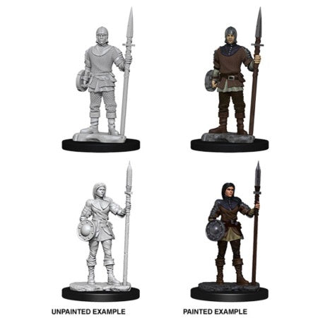 WizKids Deep Cuts Unpainted Miniatures: W10 Guards
