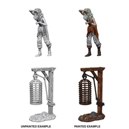 WizKids Deep Cuts Unpainted Miniatures: W10 Hanging Cage