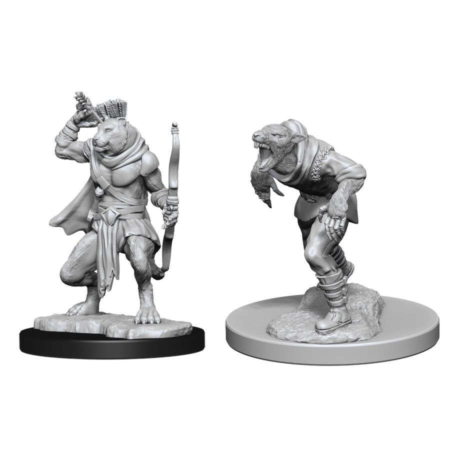 Dungeons & Dragons Nolzurs Marvelous Unpainted Miniatures: W11 Wererat & Weretiger