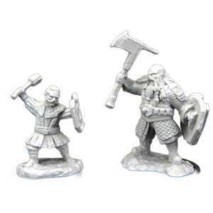 Critical Role Miniatures: Kymal Militia Brawler & Jorenn Militia Holy Axeman