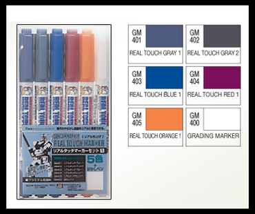 Gundam Real Touch Markers Set 1