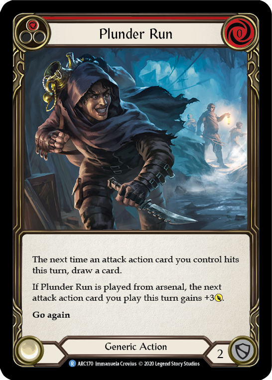 Plunder Run (Red) [ARC170] Unlimited Rainbow Foil
