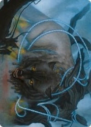 Bind the Monster Art Card [Kaldheim: Art Series]