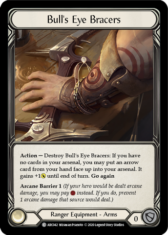 Bull's Eye Bracers [ARC042] Unlimited Rainbow Foil