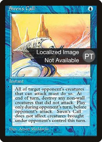 Siren's Call [Fourth Edition (Foreign Black Border)]
