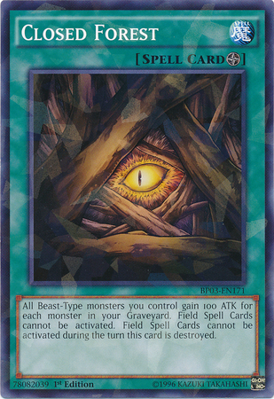 Closed Forest [BP03-EN171] Shatterfoil Rare