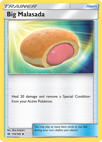 Big Malasada (114/149) [Sun & Moon: Base Set]