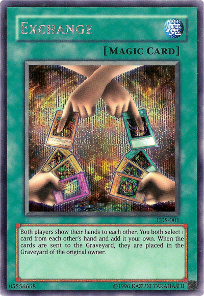 card exchange yugioh Exchange [EDS-001] Secret Rare
