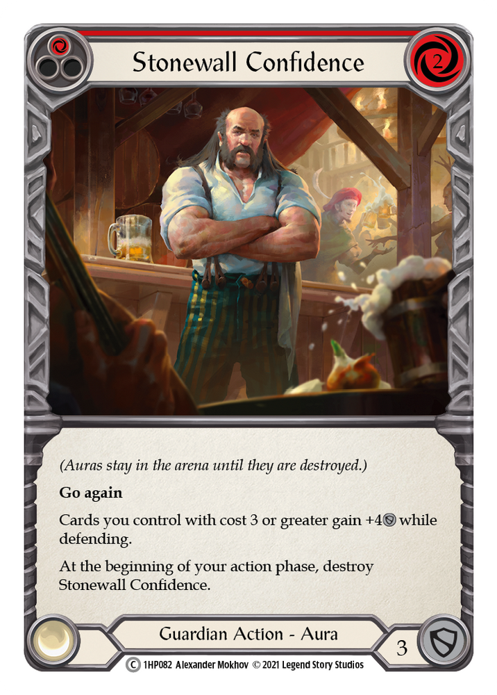 Stonewall Confidence (Red) [1HP082]