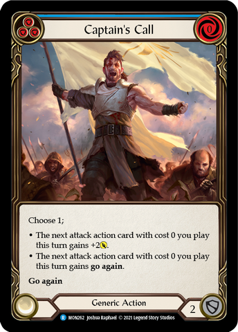 Captain's Call (Blue) [MON262] 1st Edition Normal