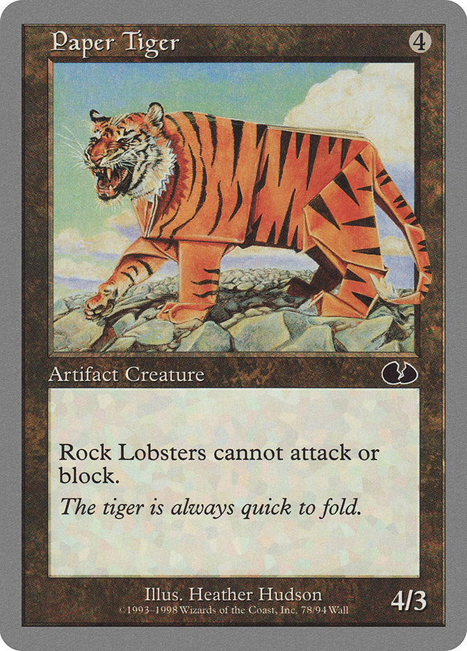 Paper Tiger [Unglued]