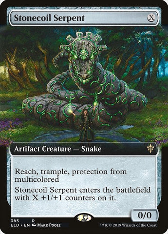 Stonecoil Serpent (Extended) [Throne of Eldraine]