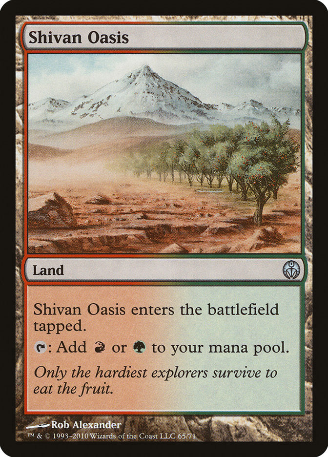Shivan Oasis [Duel Decks: Phyrexia vs. the Coalition]
