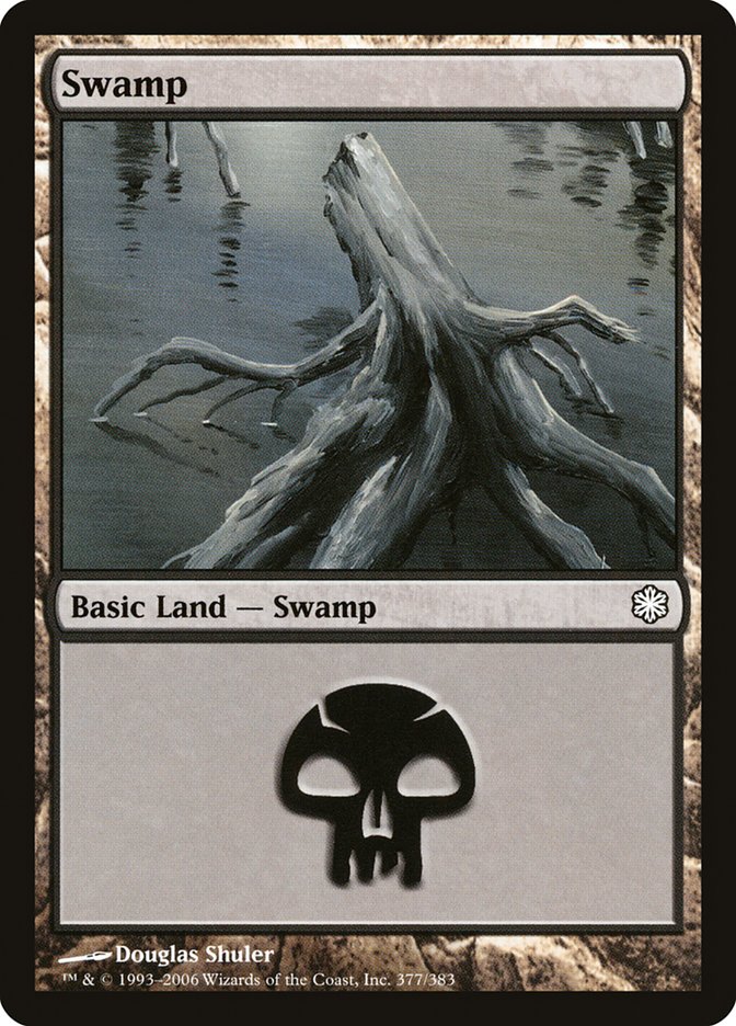 Swamp (377) [Coldsnap Theme Decks]