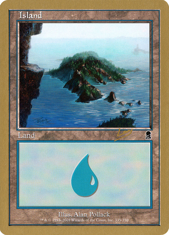 Island (rl335) (Raphael Levy) [World Championship Decks 2002]