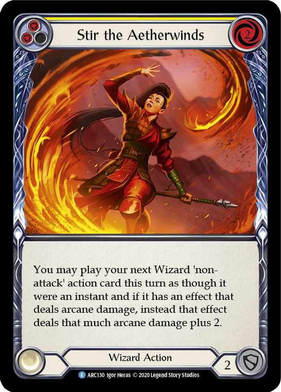 Stir the Aetherwinds (Yellow) [ARC130] Unlimited Normal
