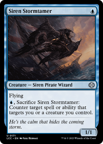 Siren Stormtamer [The Lost Caverns of Ixalan Commander]