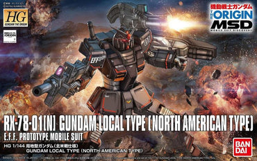 HGTO 1/144 RX-78-01[N] Gundam Local Type [North American Type]