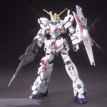 HGUC 1/144 RX-0 Unicorn Gundam (Destroy Mode) Titanium Finish
