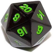 Easy Roller Dice Co. Gun Metal D20