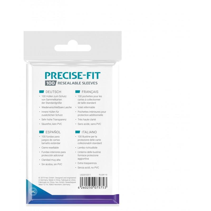 Precise-Fit Resealable Sleeves Standard Size 100-Count