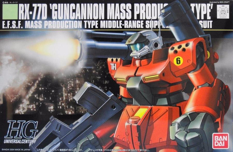 HGUC 1/144 RX-77D Guncannon Mass Production Type