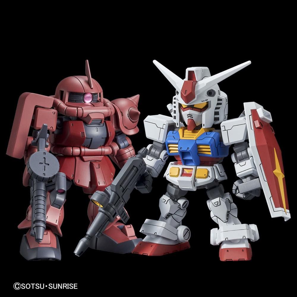 SDCS Cross Silhouette RX-78-2 Gundam & Char's Zaku II