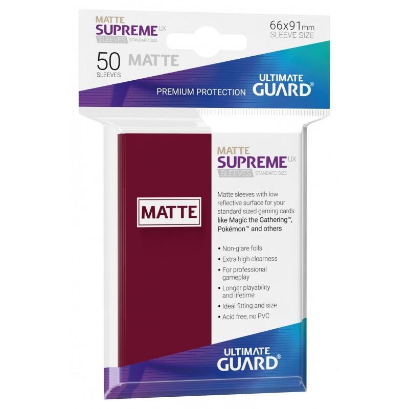 Supreme UX Matte Sleeves Standard Size 50-Count