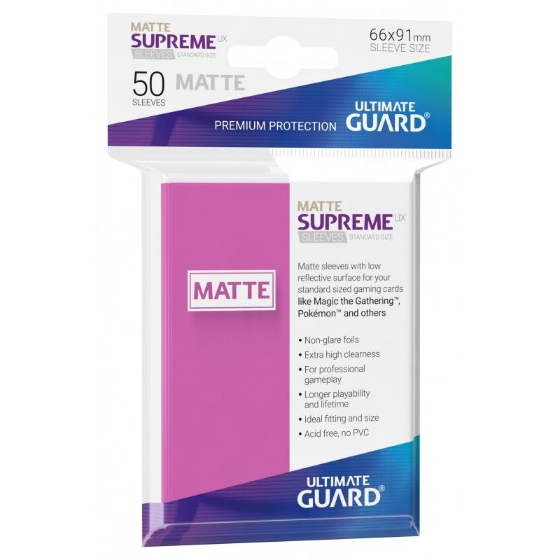 Supreme UX Matte Sleeves Standard Size 50-Count