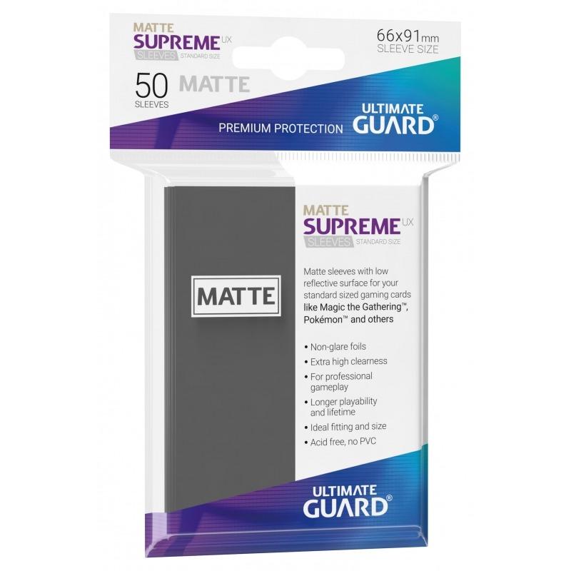 Supreme UX Matte Sleeves Standard Size 50-Count